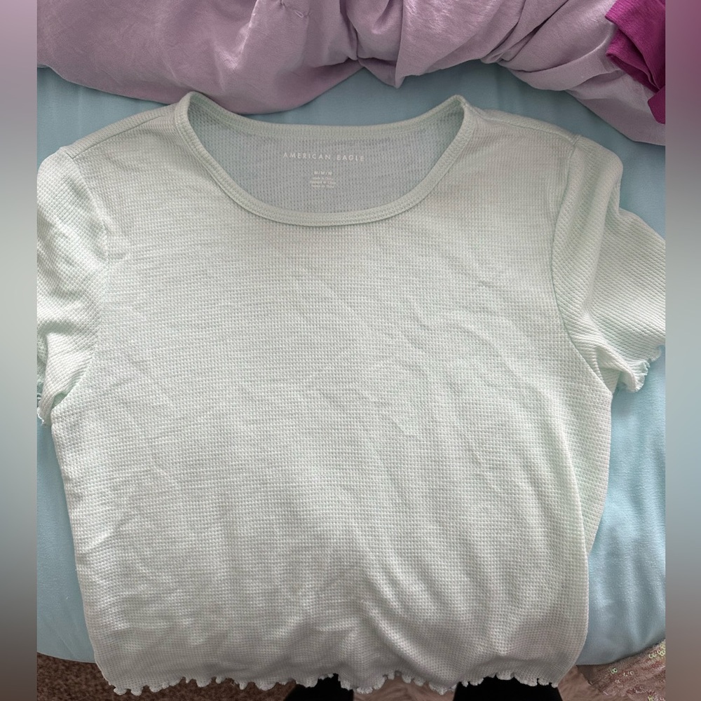 American Eagle Baby Mint Green Top